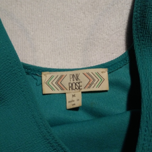 Teal midi dress - Picture 4 of 4